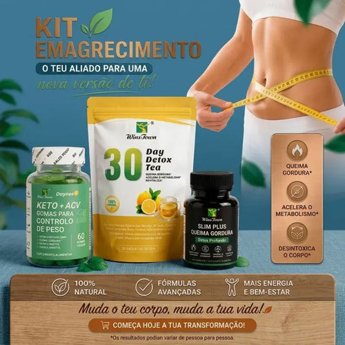 Kit Emagrecimento & Vitalidade — Solução Completa 3 em 1